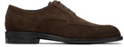 BOSS Brown Suede Derbys