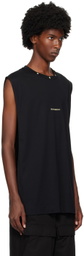 Givenchy Black Embroidered Logo Tank Top