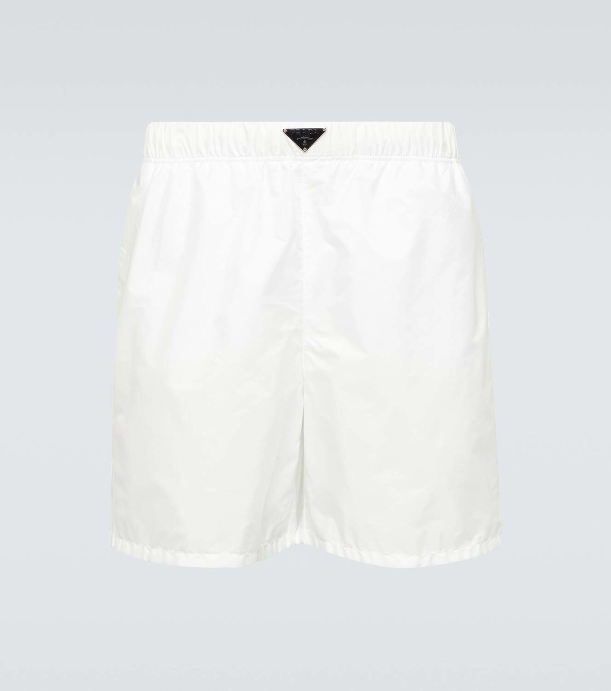 Prada Re-Nylon logo swim trunks
