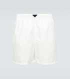 Prada Re-Nylon logo swim trunks