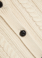 Frame Cable-knit Cashmere Cardigan Cream
