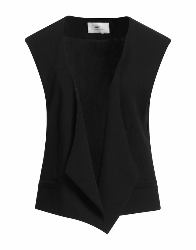 Photo: Ami Alexandre Mattiussi Womens Tailored Vest in Black