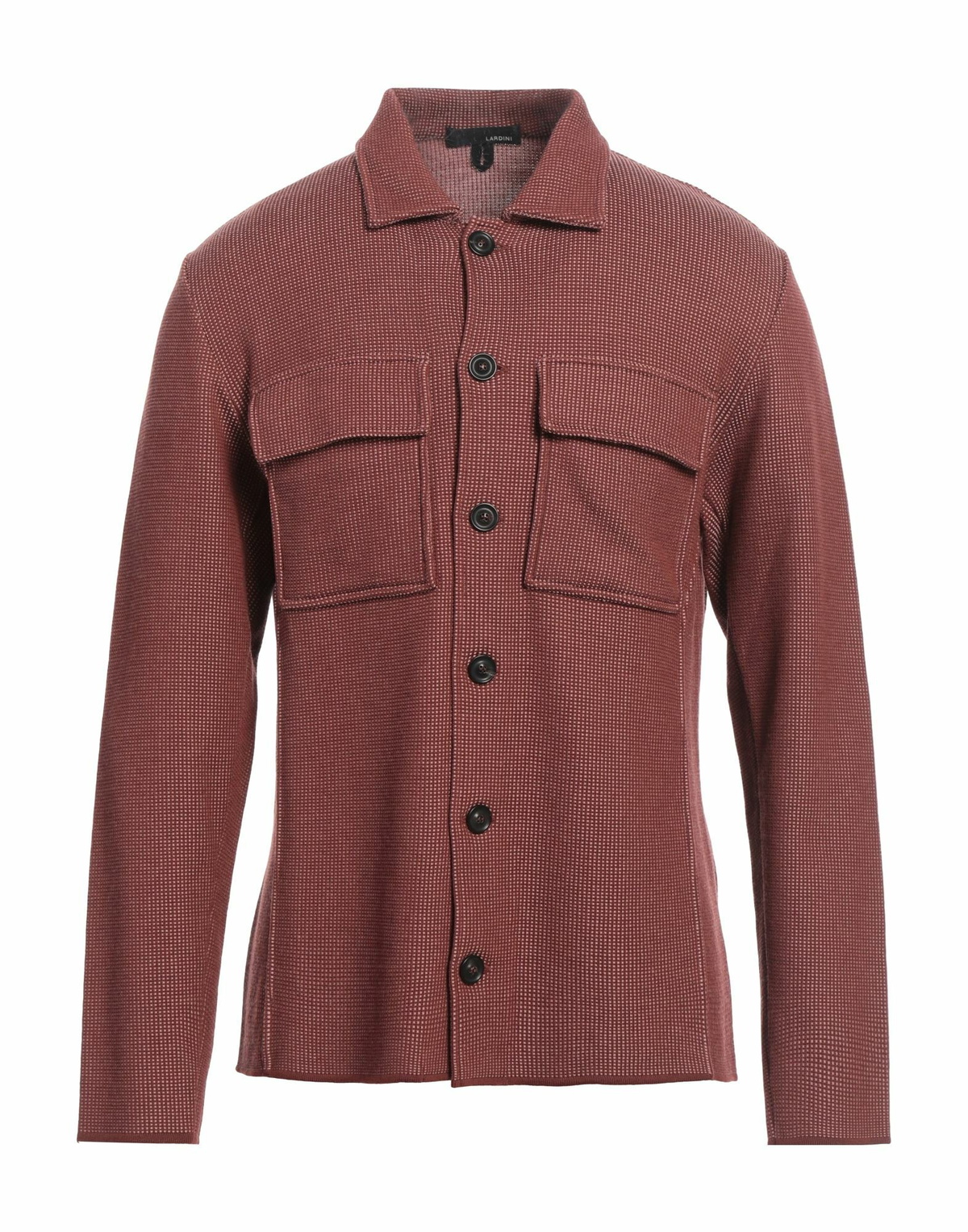 Lardini Mens Shirt Brick