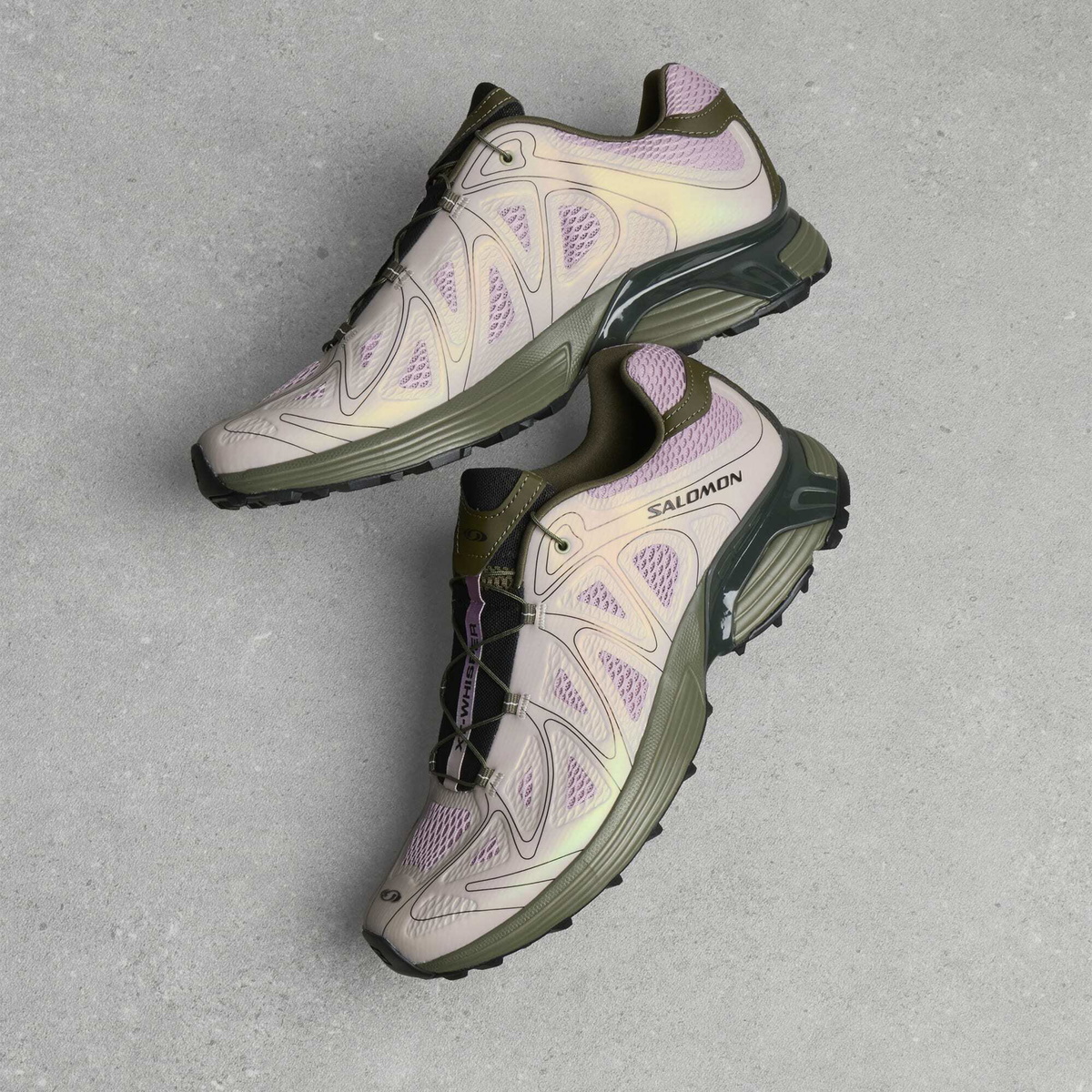Salomon XT-Whisper Void Sneaker in Grape Leaf/Dawn