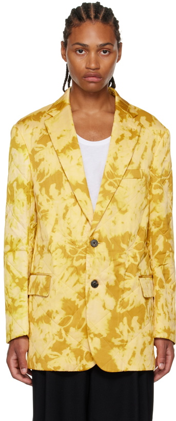 Photo: Dries Van Noten Yellow Blunt Blazer