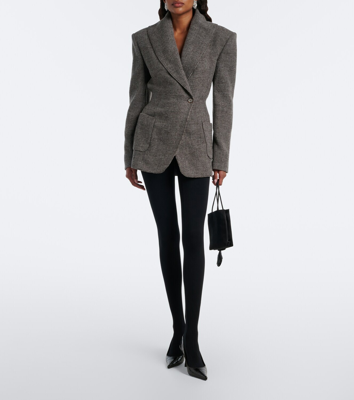 Magda Butrym Double-breasted wool and cashmere-blend blazer