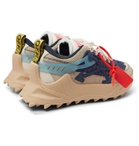 Off-White - Odsy-1000 Suede, Mesh and Rubber Sneakers - Blue