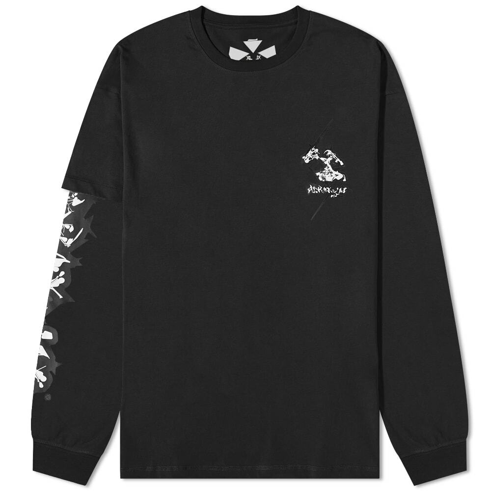 Acronym Men's 100% Organic Cotton Long Sleeve T-shirt in Black Acronym