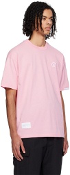 AAPE by A Bathing Ape Pink Patch T-Shirt