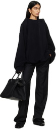 Marie Adam-Leenaerdt Black Structured Sweater