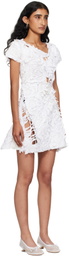 Collina Strada White Chirp Minidress