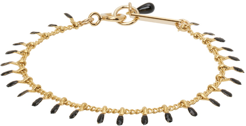 Isabel Marant White and Gold Shell Bracelet Isabel Marant