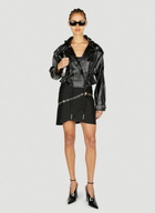 Rabanne Eyelet Biker Jacket
