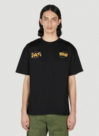 Boiler Room x P.A.M. - Logo Print T-Shirt in Black