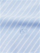Kingsman - Button-Down Collar Striped Cotton Oxford Shirt - Blue