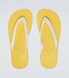 Auralee Leather thong sandals