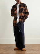 God's True Cashmere - Checked Cashmere Shirt - Orange