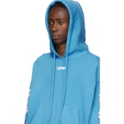 Off-White Blue Airport Tape Hoodie