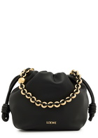 Loewe Flamenco Leather Clutch - Black - One Size