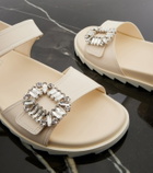 Roger Vivier Slidy Viv' embellished leather sandals