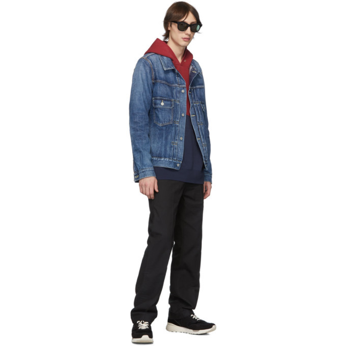 Visvim Indigo Damaged Denim SS 101 Jacket Visvim