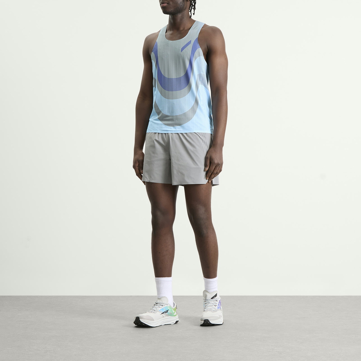 SOAR Men's Race Vest in Blue/Grey/Light Blue