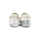 Golden Goose White Skate Paint Tape Sneakers