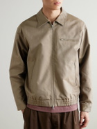 NN07 - Gideon 80038 Organic Cotton-Twill Blouson Jacket - Brown
