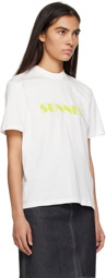 SUNNEI White Printed T-Shirt