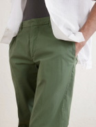 Altea - Dumbo Tapered Cotton-Blend Gabardine Trousers - Green