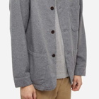Portuguese Flannel Men's Labura Flannel Chore Jacket in Grey