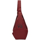 Y-3 Red Yohji MSGR Bag