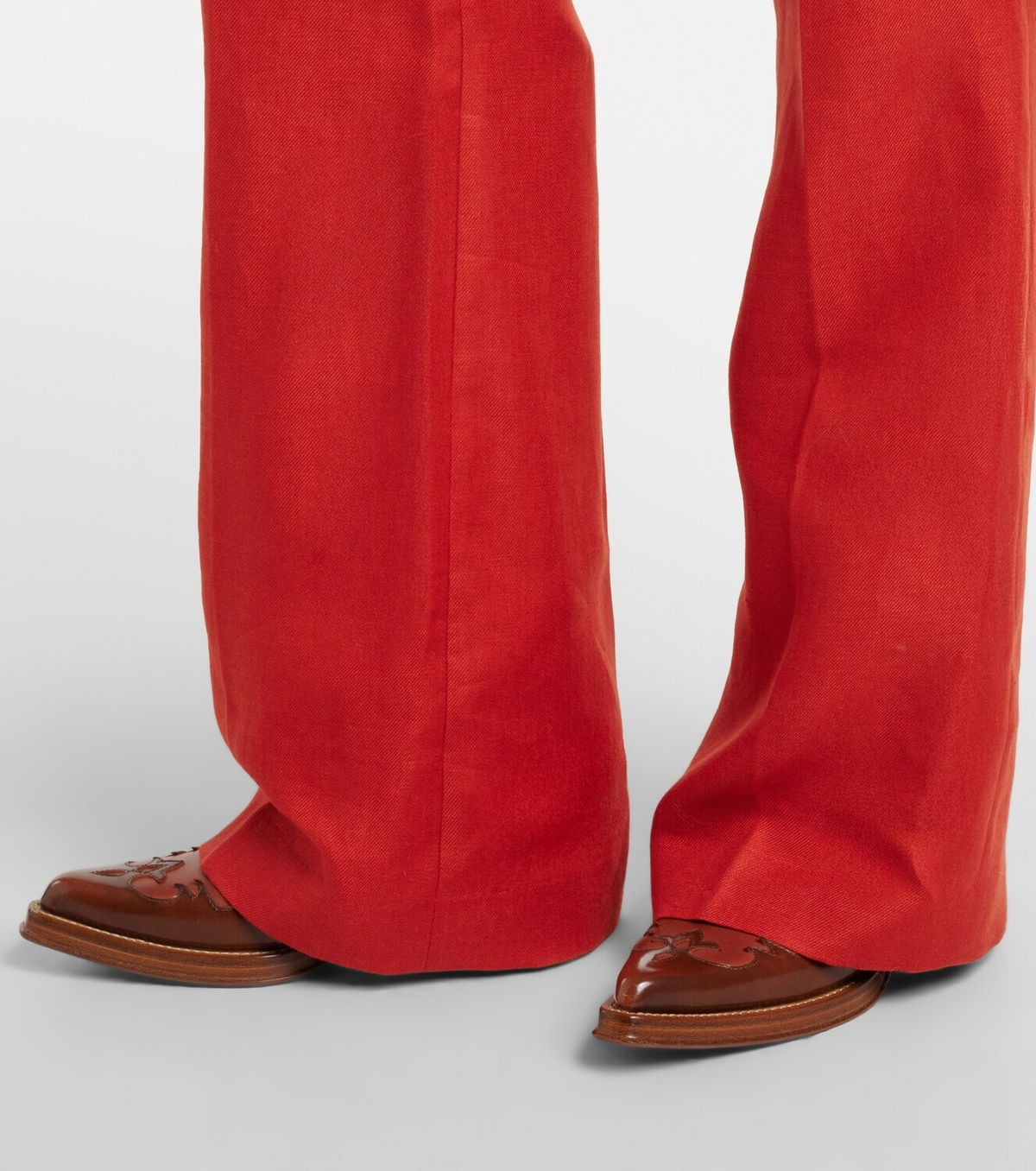 Gabriela Hearst Vesta linen flared pants