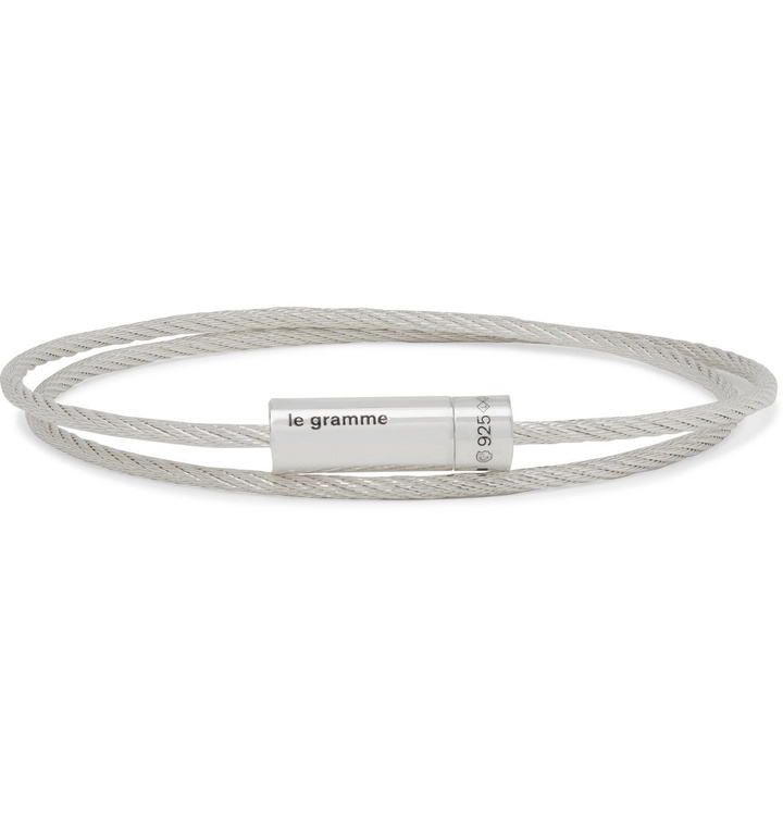 Photo: Le Gramme - Le 9 Sterling Silver Bracelet - Silver