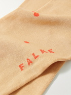 Falke - Polka-Dot Fil d'Ecosse Cotton-Blend Socks - Orange