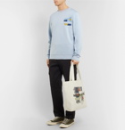 NN07 - Printed Loopback Cotton-Jersey Sweatshirt - Men - Blue
