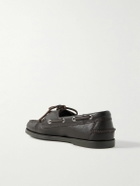 G.H. BASS - Jetty II Full-Grain Leather Boat Shoes - Brown