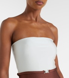 Adriana Degreas Bicolor belted swimsuit