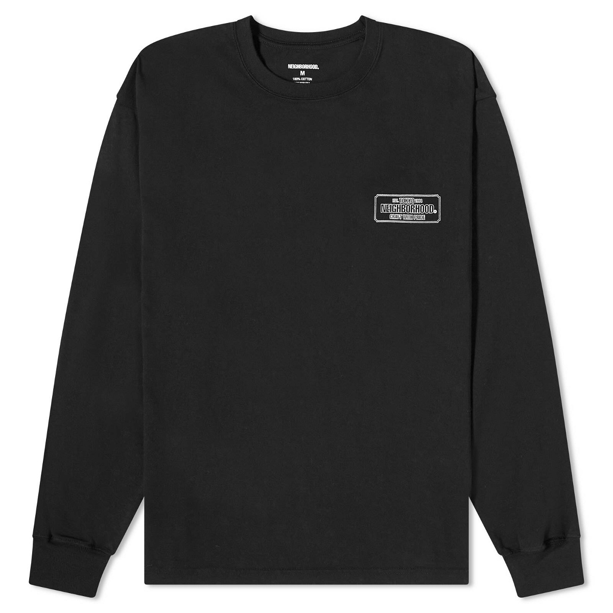 Photo: Neighborhood Men's Long Sleeve LS-1 T-Shirt in Black