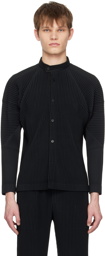 HOMME PLISSÉ ISSEY MIYAKE Black Monthly Color March Shirt