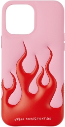 Urban Sophistication SSENSE Exclusive Pink & Red 'The Flaming Dough' iPhone 13 Pro Max Case