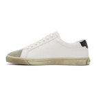 Saint Laurent White Aged Andy Sneakers