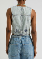Free People Tate Denim Waistcoat