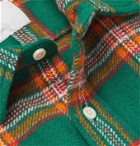 Adsum - Checked Cotton-Flannel Shirt - Green