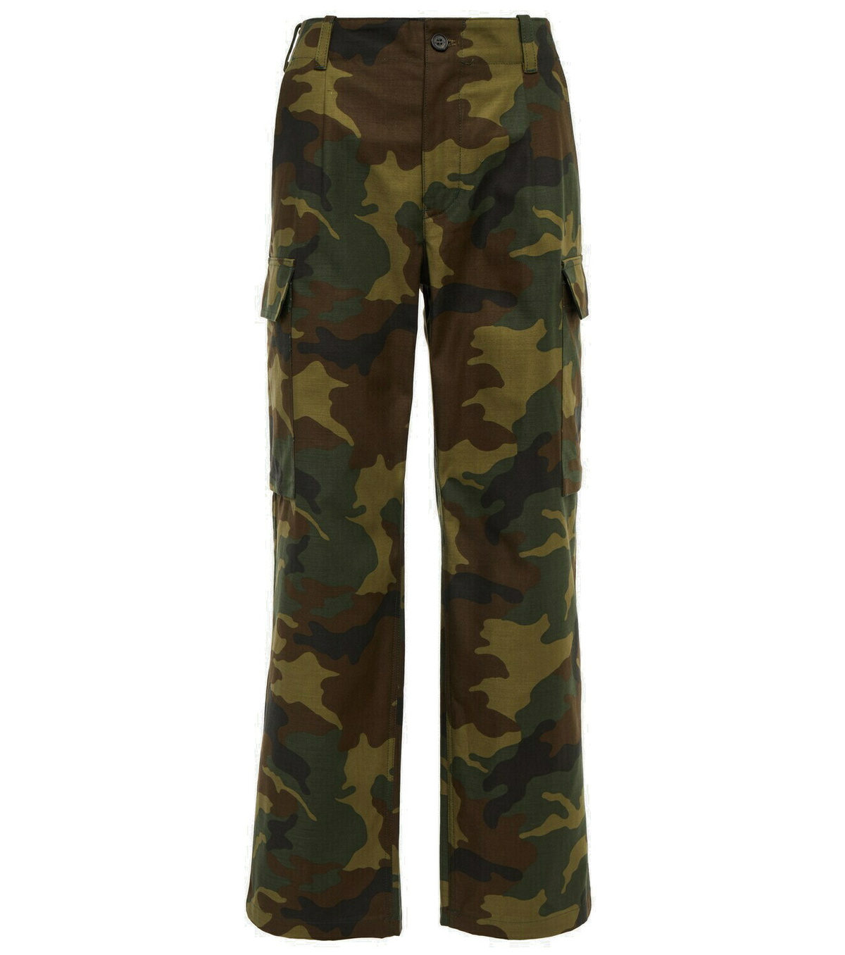 Nili Lotan - Yannic camouflage cotton twill cargo pants Nili Lotan display picture 1