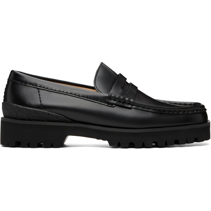 Photo: Clarks Originals Black Yukoner Penny Loafers