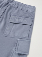 Rick Owens - Mastodon Slim-Fit Tapered Cotton-Jersey Cargo Sweatpants - Purple