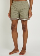 Che Lucena Printed Stretch-shell Swim Shorts Light Brown