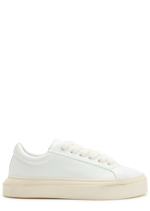 Photo: Cole Buxton Wilson Leather Platform Sneakers White