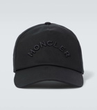 Moncler Logo cotton canvas baseball cap